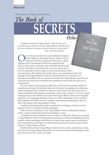 17-book of secrets - Osho World