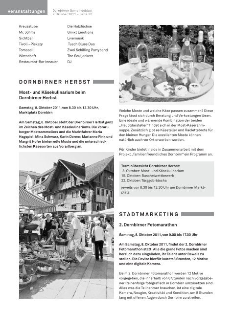 2. DORNBIRNER FOTOMARATHON - Dornbirn Online