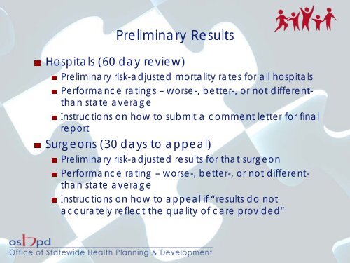 Hospital Outcomes Reports using Administrative Data - Office of ...