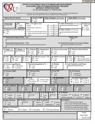 Abstract form for CABG Data - Office of Statewide Health Planning ...