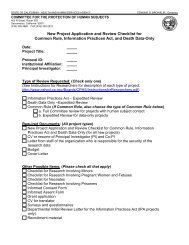 New Project Application and Review Checklist ... - State of California