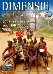2007: een keerpunt voor DR Congo! - Buitenlandse Zaken