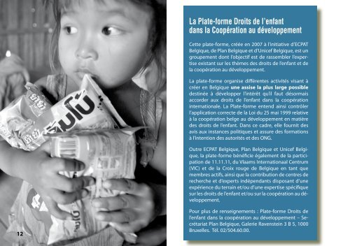 Les droits de l'enfant dans la coopération au développement (PDF ...