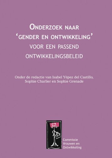 Onderzoek naar 'gender en ontwikkeling' - Buitenlandse Zaken ...