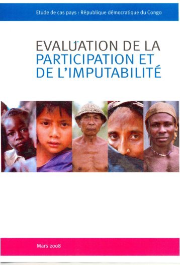 Etude de cas pays en République Démocratique du Congo
