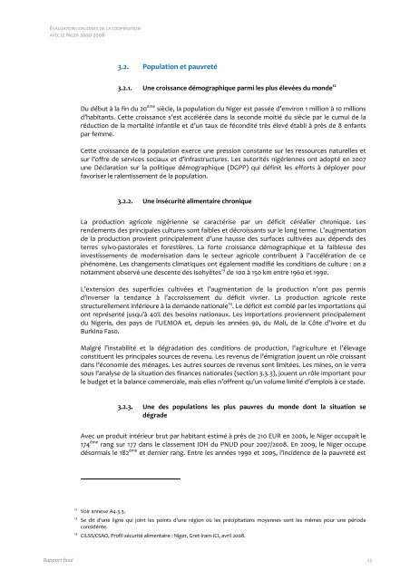 Evaluation conjointe de la coopération de la Commission ... - OECD