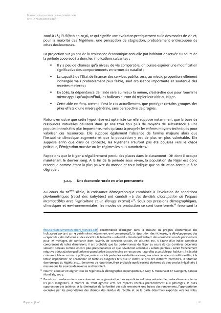 Evaluation conjointe de la coopération de la Commission ... - OECD