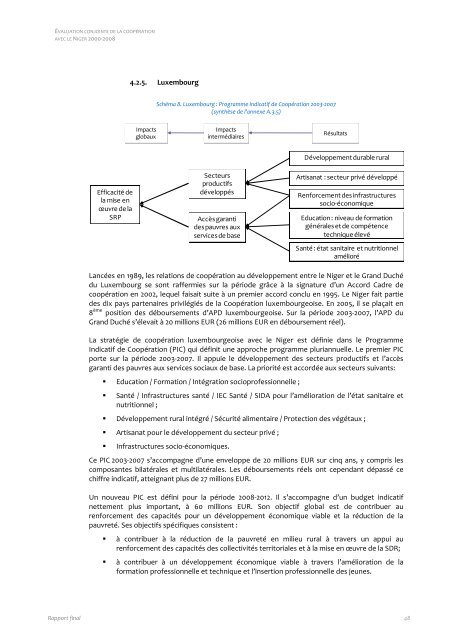 Evaluation conjointe de la coopération de la Commission ... - OECD