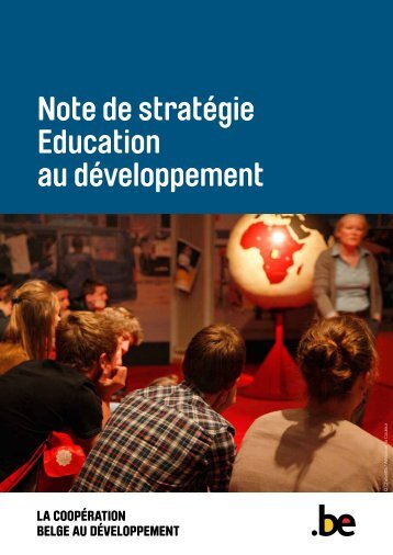Note de stratégie Education au développement (PDF, 494.02 Kb)