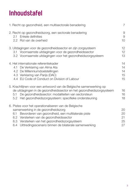 Beleidsnota "Het recht op gezondheid en gezondheidszorg" (PDF ...