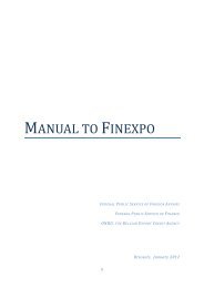 Manual Finexpo - Belgium