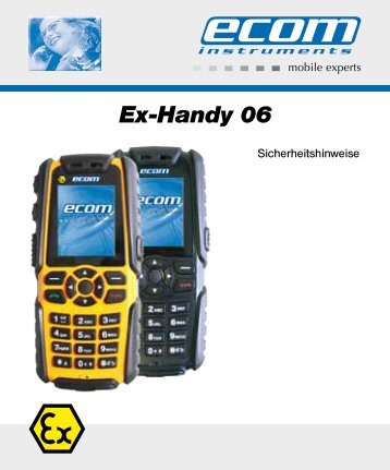 Ex-Handy 06 - Ecom instruments