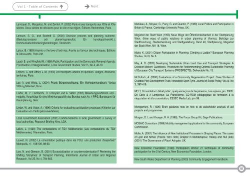 Successful transport decision-making - Osmose