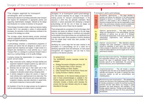 Successful transport decision-making - Osmose