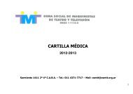 CARTILLA MÉDICA - OSMTT