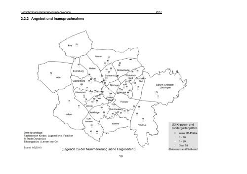 20. Fortschreibung des Kindertagesstättenplanes ... - Stadt Osnabrück