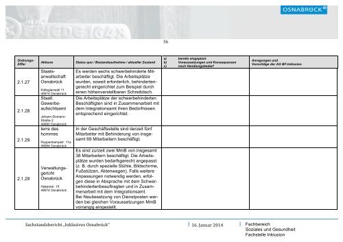 Sachstandsbericht Inklusives Osnabrück (1,6 MB) - Stadt Osnabrück