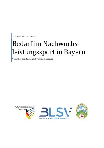 BLSV-BSSB-OSP Nachwuchsleistungssport-Konzept