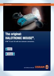 The original: HALOTRONIC MOUSE . - Osram