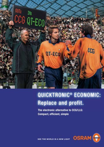 QUICKTRONICÂ® ECONOMIC: Replace and profit. - Osram