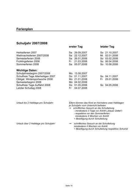 INFORMATIONSBROSCHÃRE DER OBERSTUFE ... - Osrema