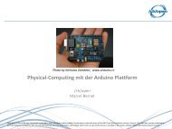 Physical-Computing mit der Arduino Plattform - Open Source ...