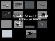 Blender 3d im Unterricht