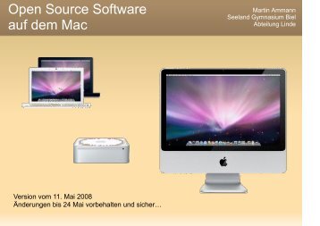 Open Source Software auf dem Mac - Open Source Software an ...