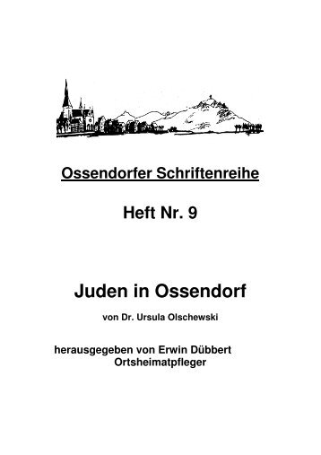 Heft 9 â Juden in Ossendorf