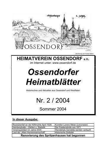 Ausgabe 2004 2 - Ossendorf