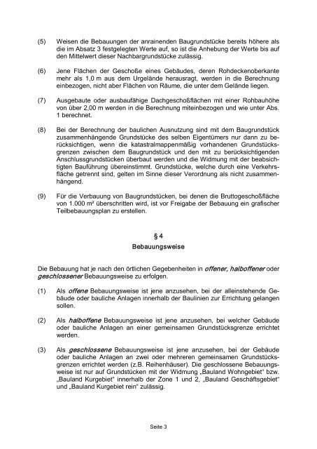 Bebauungsplan - Textlicher (1.010 KB) - .PDF - Ossiach