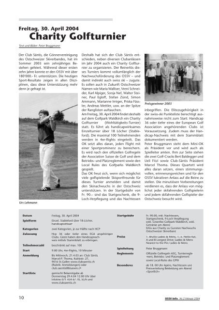 OSSV Info Nr. 2 - Februar 2004