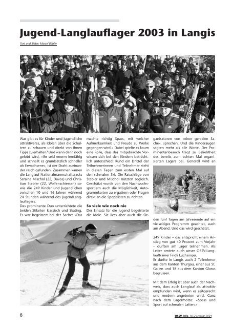 OSSV Info Nr. 2 - Februar 2004