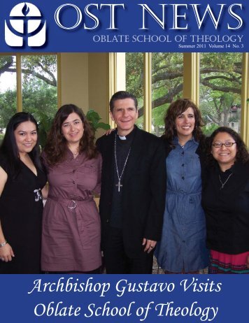 Summer 2011 Newsletter.indd - Oblate School of Theology