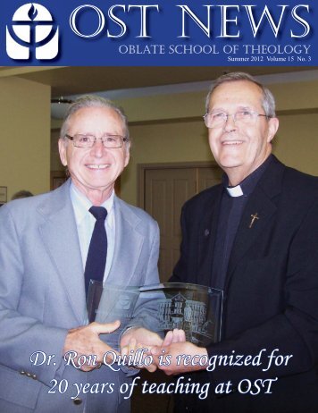 Summer 2012 Newsletter.pdf - Oblate School of Theology