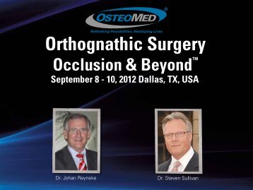 Orthognathic Surgery - OsteoMed