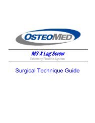 M3-X Lag Screw - OsteoMed
