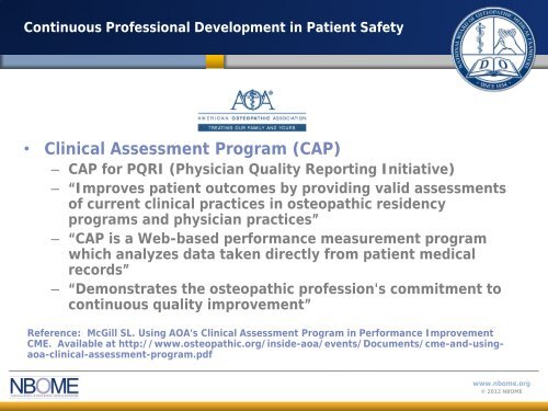 "Continuous Professional Development in Patient Safety" - Erik ...