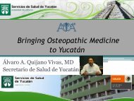 Bringing Osteopathic Medicine to Yucatan, Mexico