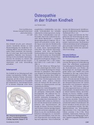 Osteopathie in der frÃ¼hen Kindheit - Osteopathie-Schule Deutschland