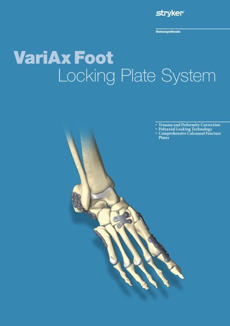 VariAx Foot Brochure - Stryker