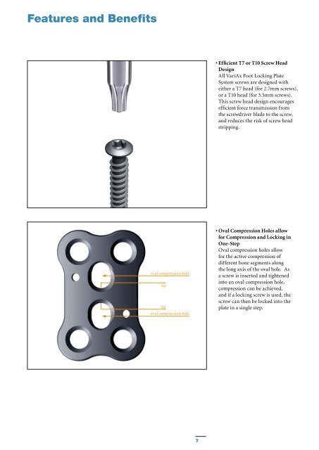 VariAx Foot Brochure - Stryker