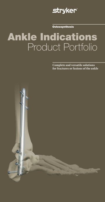 Ankle Indication Flyer - Stryker