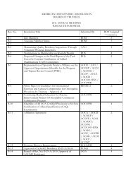 Resolution Template - American Osteopathic Association