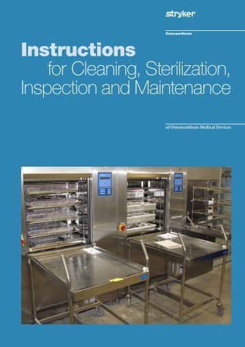 Instructions for Cleaning, Sterilization, Inspection and ... - Stryker