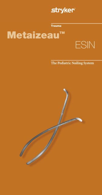 Metaizeau Pediatric Nailing System Flyer - Stryker