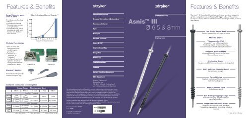 Asnis III Flyer - Stryker