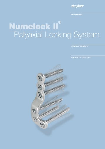 Numelock II Polyaxial Locking System - Stryker