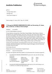 Amtliche Publikation - Gemeinde Ostermundigen