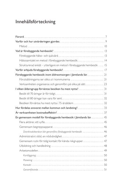 FÃ¶rebyggande hembesÃ¶k - RegionfÃ¶rbundet JÃ¤mtlands lÃ¤n